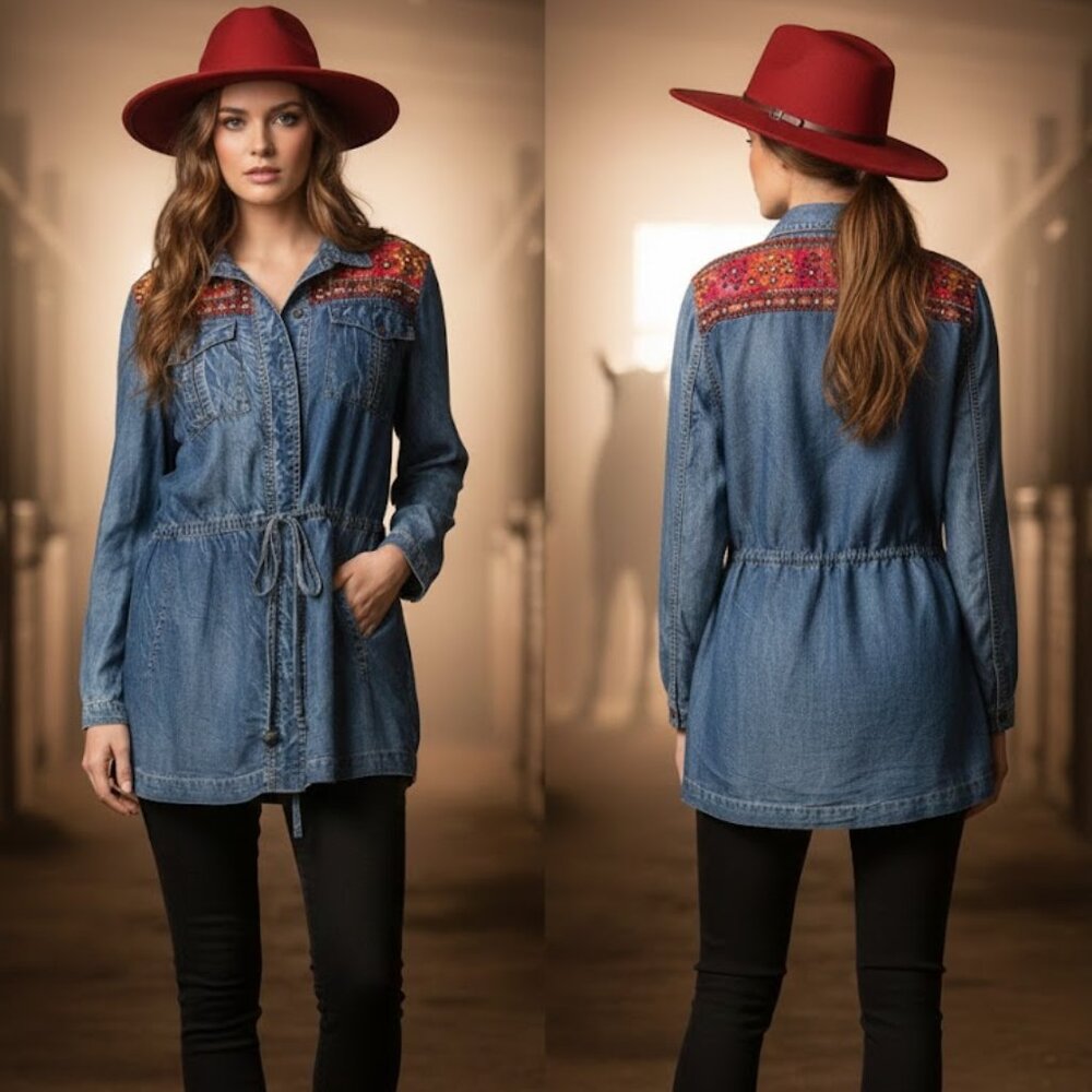 BLEU BAYOU CASUAL WEAR LADIES DENIM JACKET